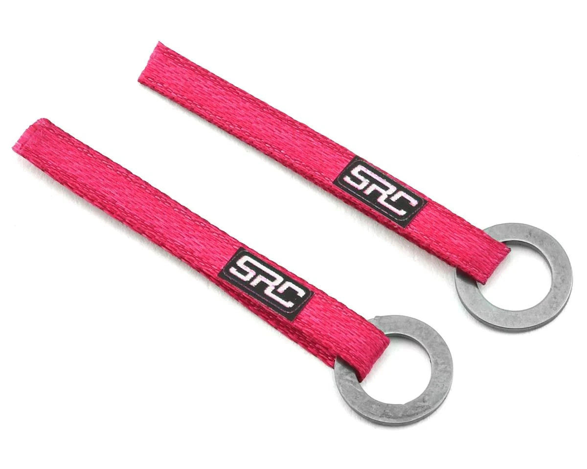 Sideways RC Scale Drift Nylon Tow Sling w/Ring Hook (PINK)