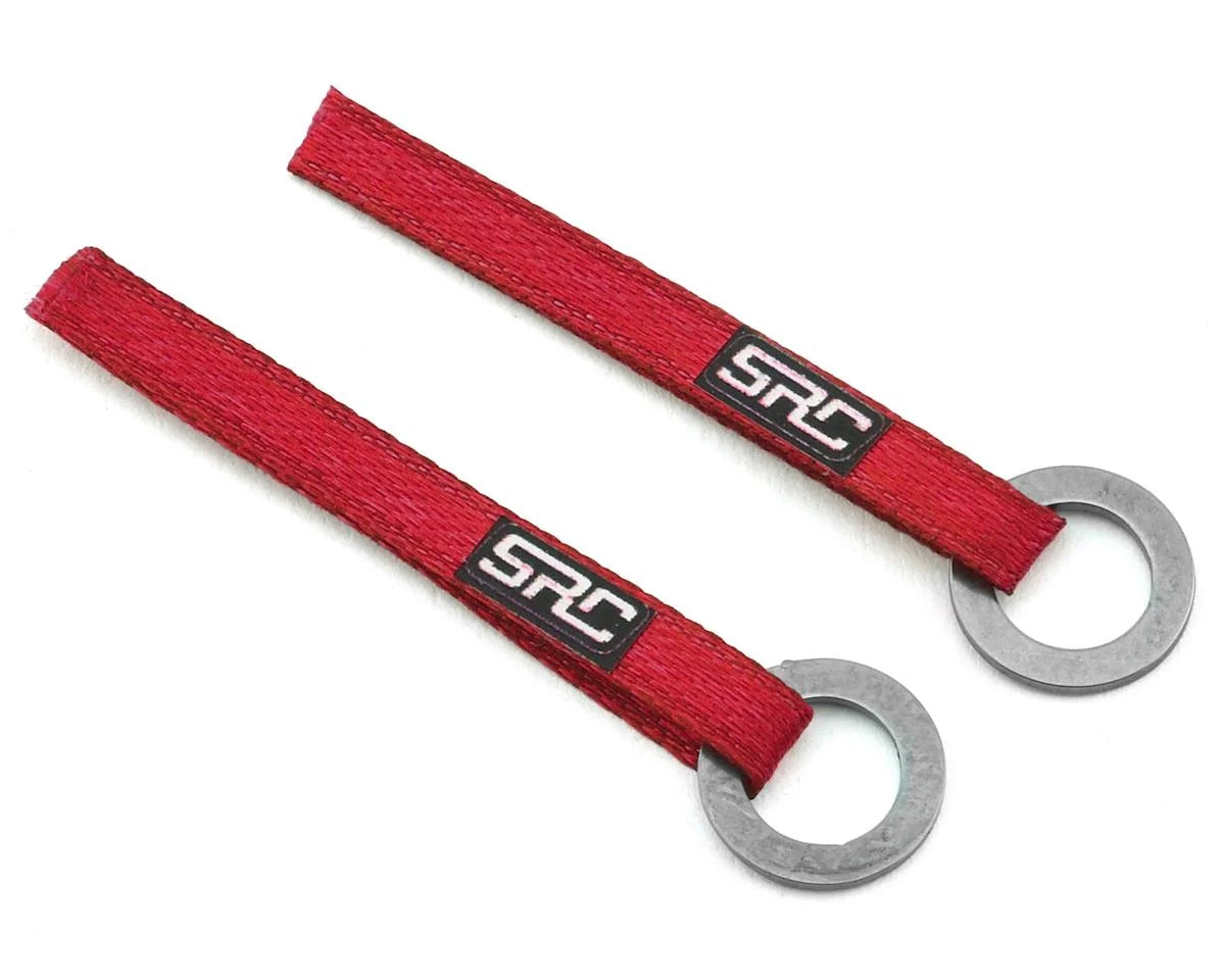 Sideways RC Scale Drift Nylon Tow Sling w/Ring Hook (RED)