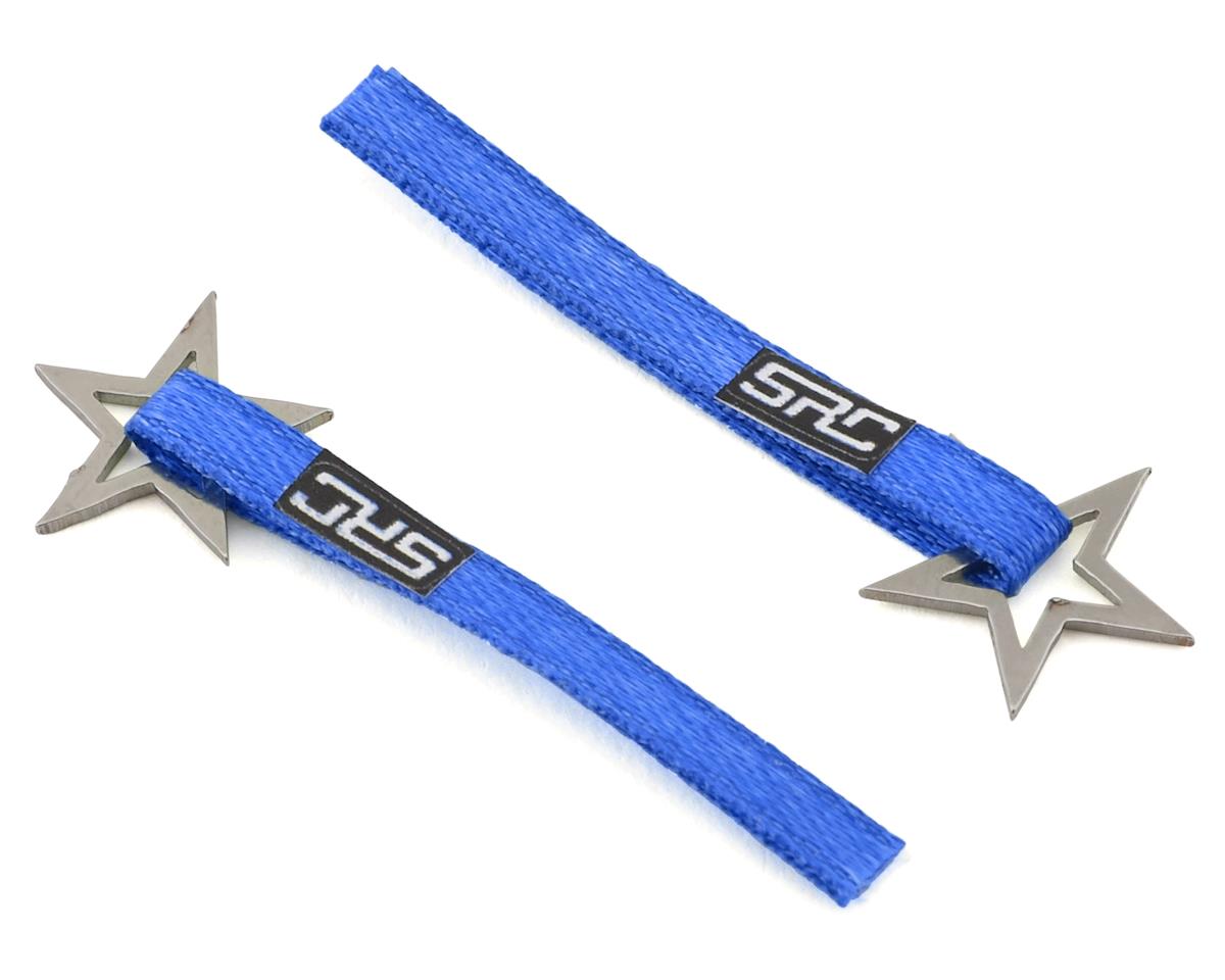 Sideways RC Scale Drift Nylon Tow Strap w/Star Hook (Blue) (2) SDW-TSL-STARH-BL