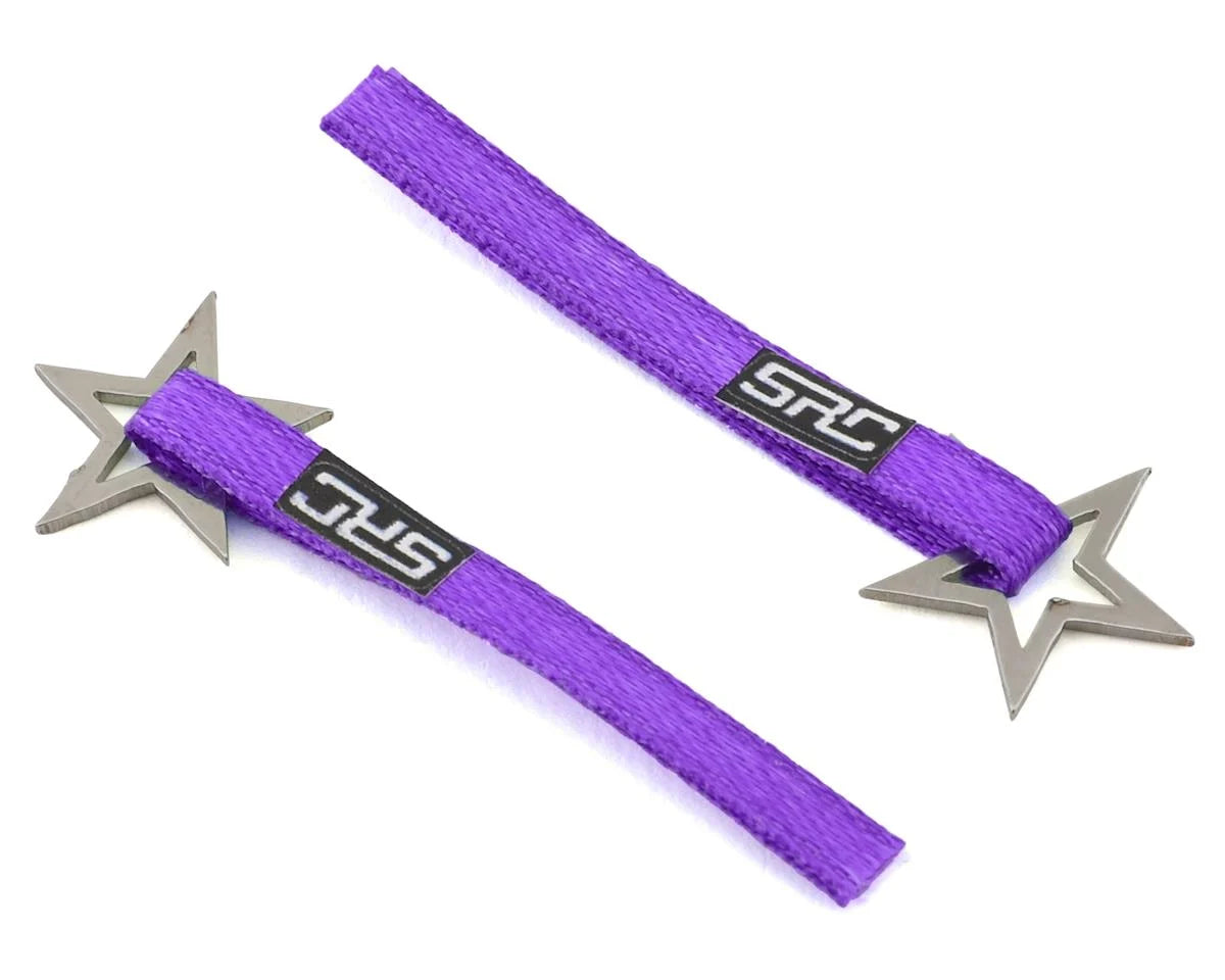 Sideways RC Scale Drift Nylon Tow Strap w/Star Hook (Purple) (2)