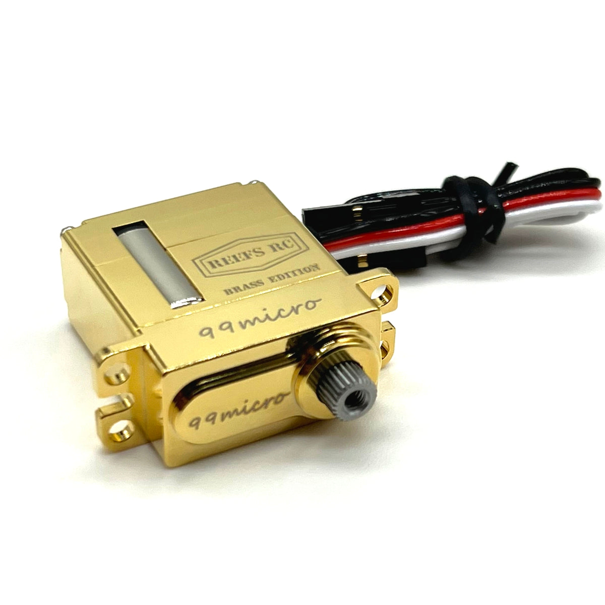 Reef's RC SEHREEFS162 99MICRO Servo, Brass Edition