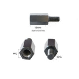 EUNORAU M12 to M10 Trailer Hitch Adapter for Hub Motor Ebike