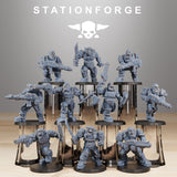 3D Printed Orkaz Skull Infantry x10 by StationForge Miniatures