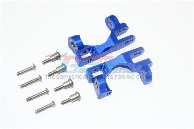 GPM ALUMINUM FRONT C HUB TRAXXAS SLASH 4X4 / SLASH 4X4 LCG / XO-01 SUPERCAR BLUE