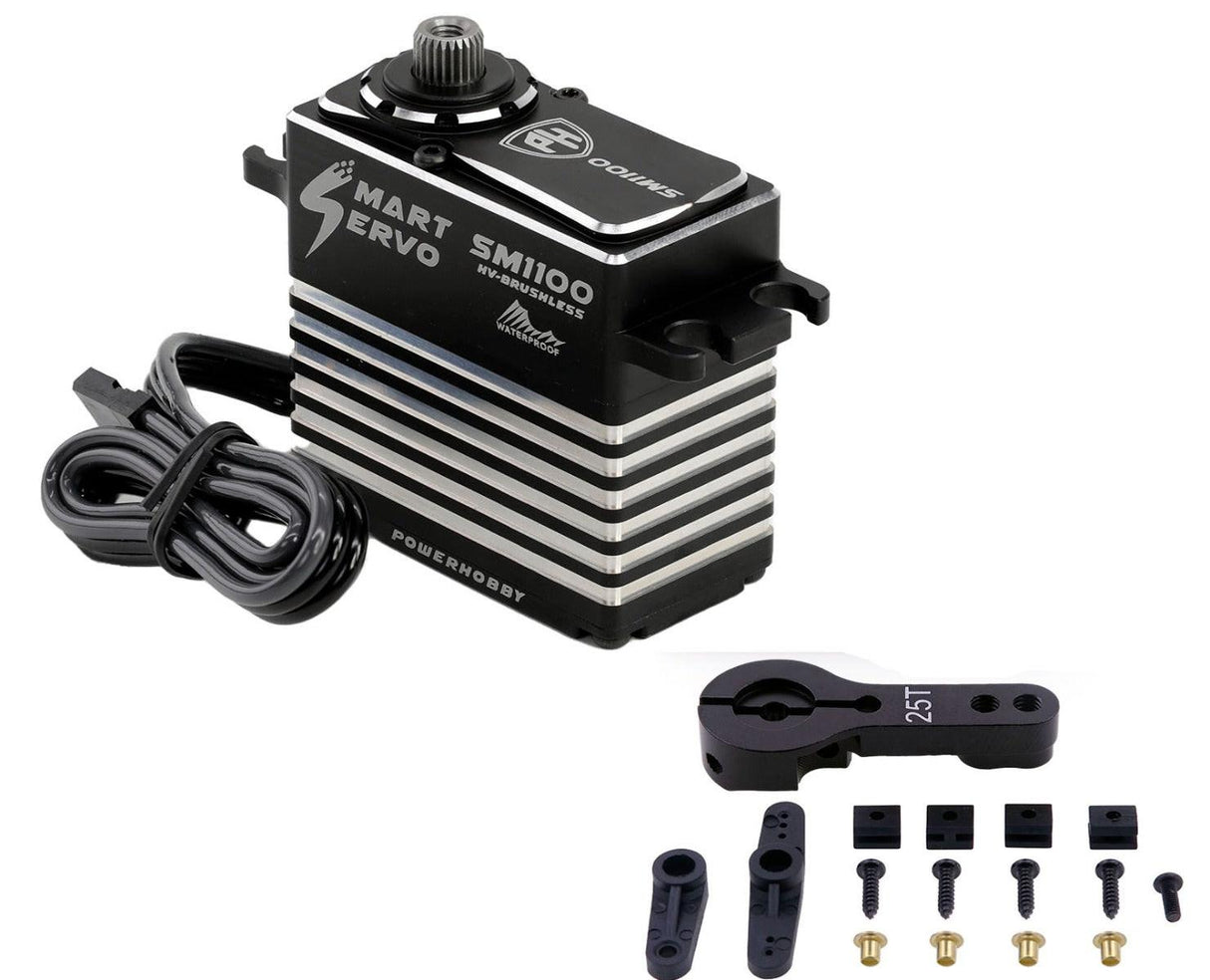 Powerhobby SM1100 78KG Super MEGA Torque Steel Gears WP Smart Programmable Servo