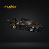 Street Weapon BMW E24 635 CSI Sharknose WideBody Black 1:64