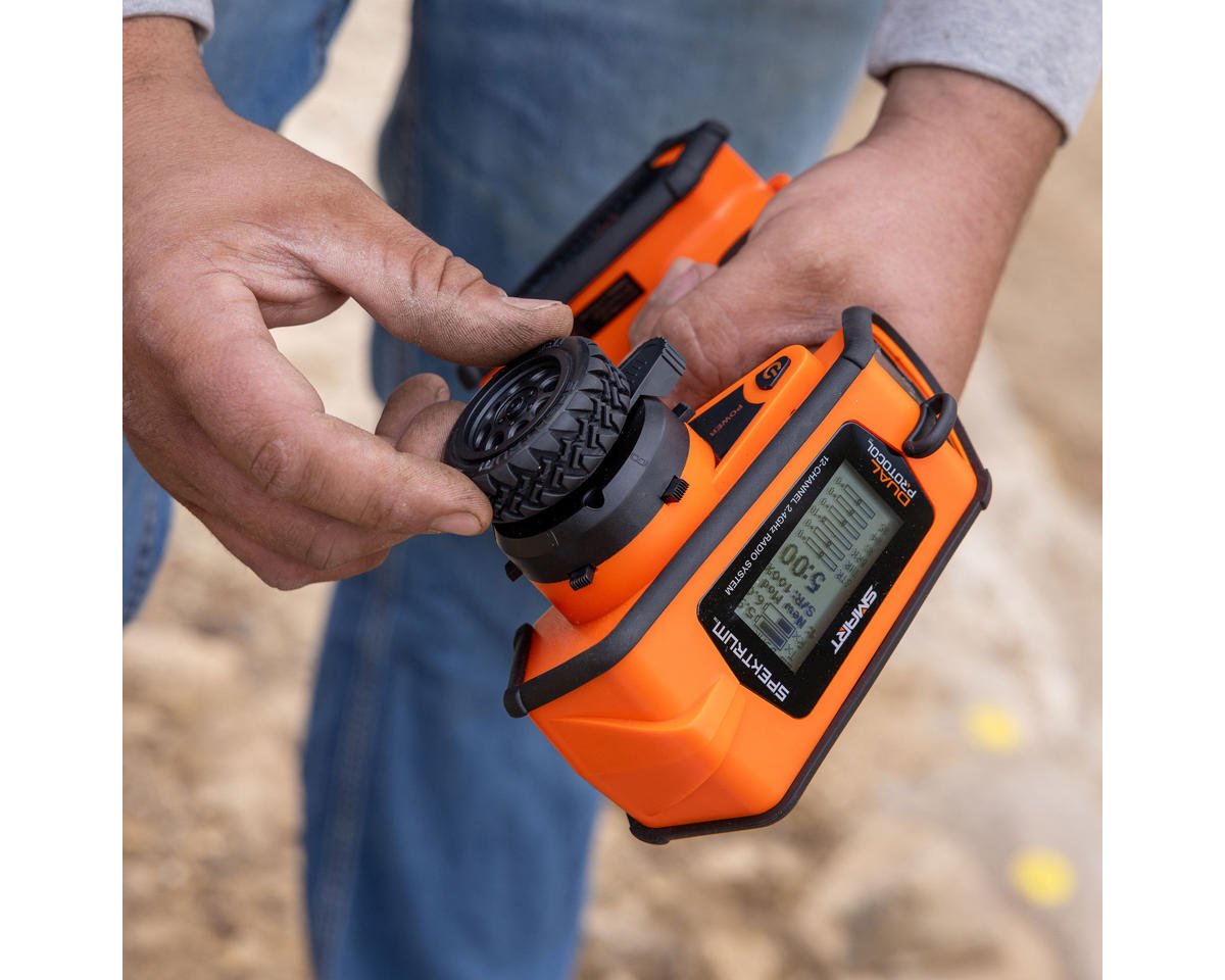 Spektrum SPMR6220O RC DX Rugged+ 12-Channel DSMR+ Surface Radio (Transmitter Only) (Orange)
