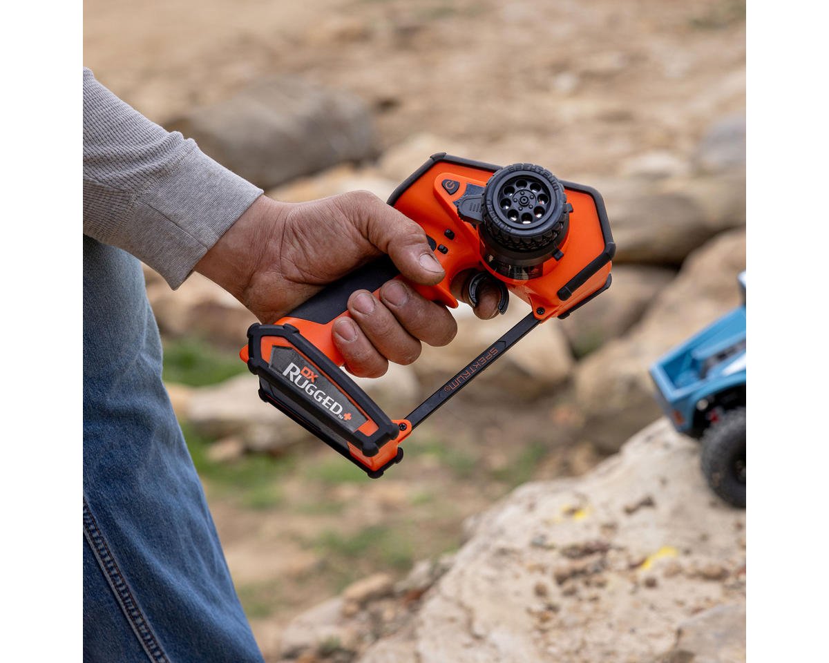 Spektrum SPMR6220O RC DX Rugged+ 12-Channel DSMR+ Surface Radio (Transmitter Only) (Orange)