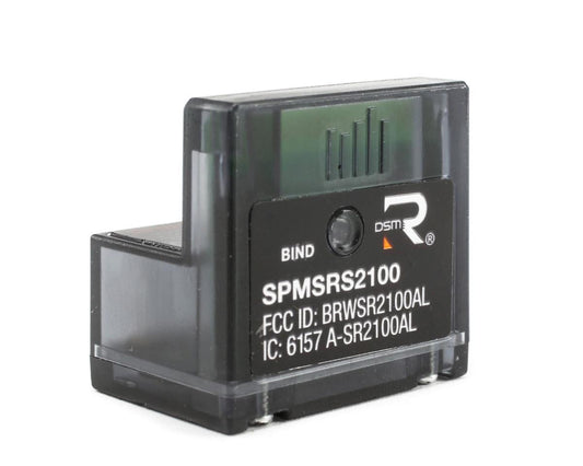Spektrum RC SR2100 Micro Receptor de superficie de carrera DSMR de 3 canales con antena interna