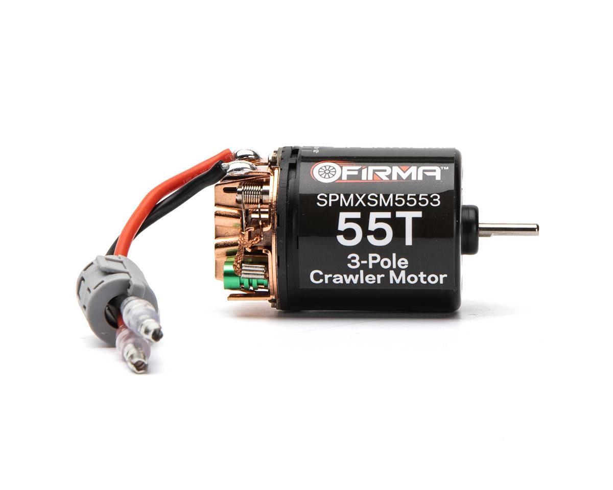 Spektrum SPMXSM5553 RC Firma 3 polos 540 Motor de arrastre (55T)