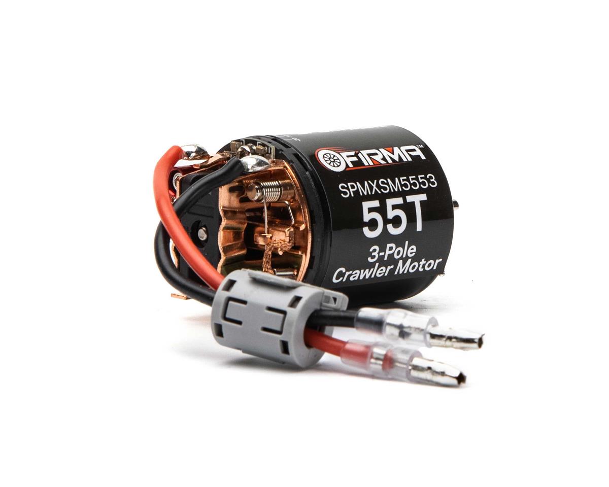 Spektrum SPMXSM5553 RC Firma 3 polos 540 Motor de arrastre (55T)