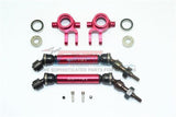 GPM STEEL ALUMINUM WIDEN FRONT CVD DRIVE SHAFT KNUCKLE ARM TRAXXAS SLASH 4X4 RED