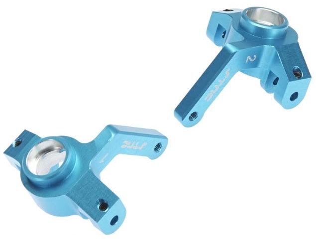ST Racing STA31110B Aluminum Front Steering Knuckle Blue Axial EXO Yeti Score