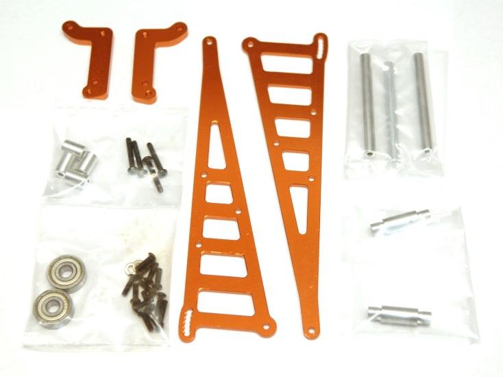 STRC STC71071O Aluminum ORANGE Wheelie Bar Kit Associated DR10