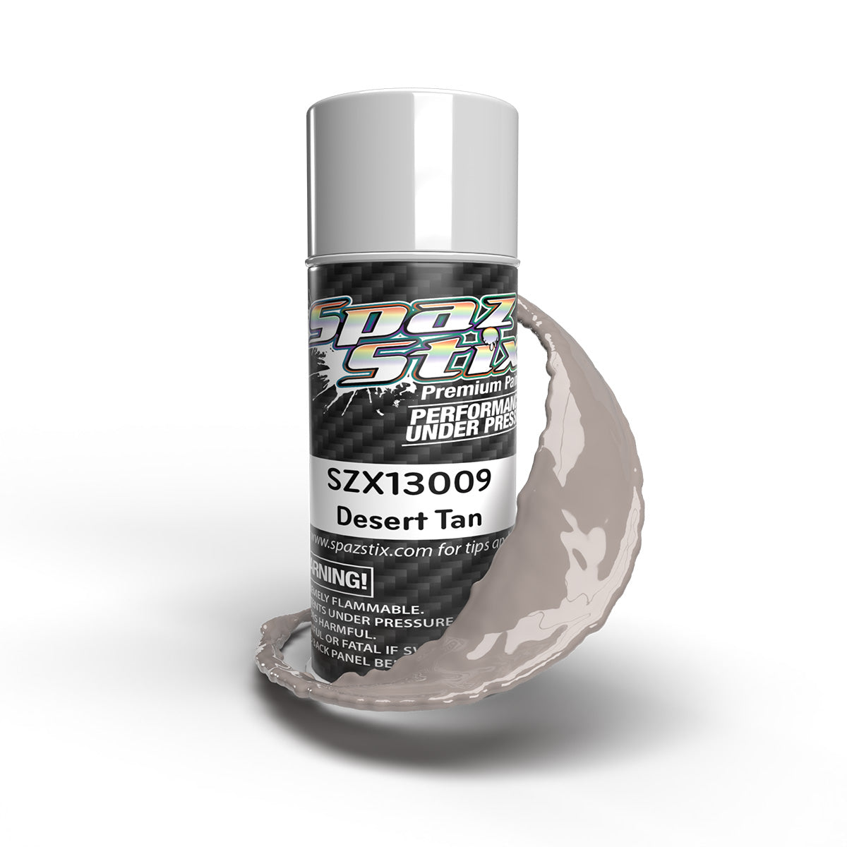 SPAZTIK 13009  Desert Tan Aerosol Paint, 3.5oz Can