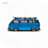 Mortal VW T3 Lowrider Blue 1:64