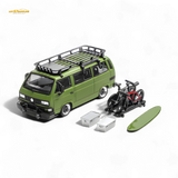 Mortal VW T3 Lowrider Military Green 1:64