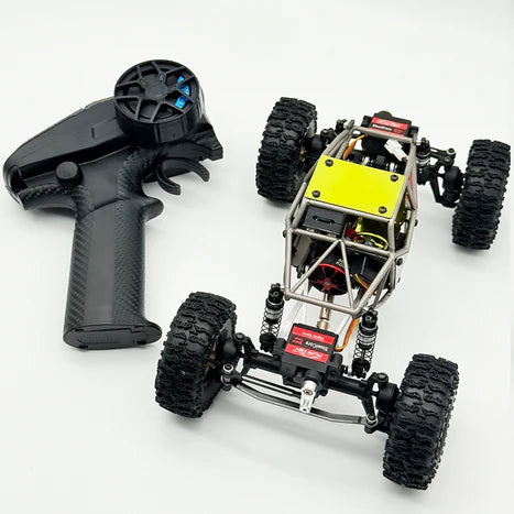 Furitek FUR-2743 Limited Edition Titan Buggy 18 – ARTR Titanium Gold Edition w/ Active Pro 4WS & Micro Tesla DigiBoard