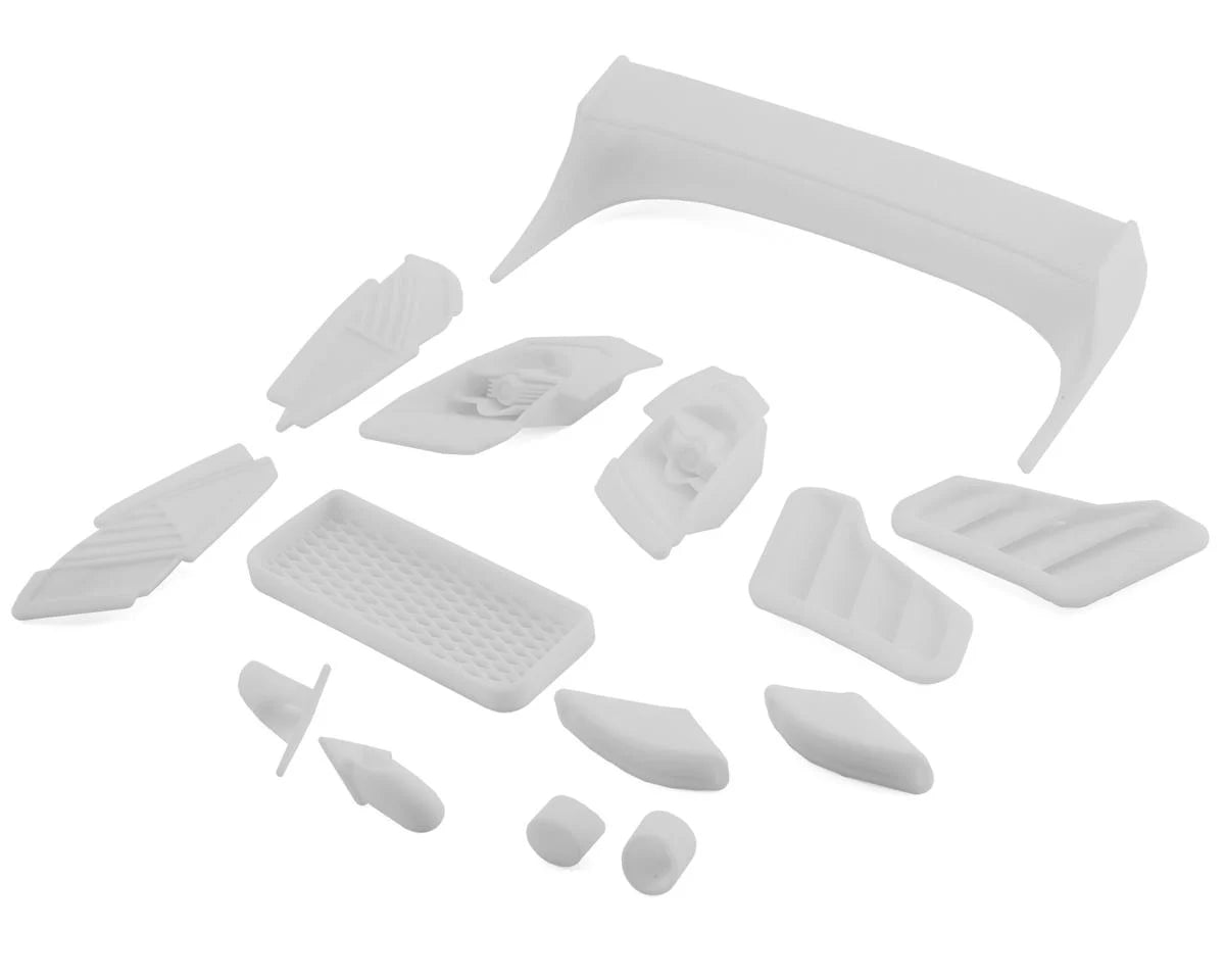 24K RC Technology TAF23003 1/10 '09 Nissan 350Z Veilside Full Drift Body Set w/Cosmetic Mods (Clear) (257mm Wheelbase)