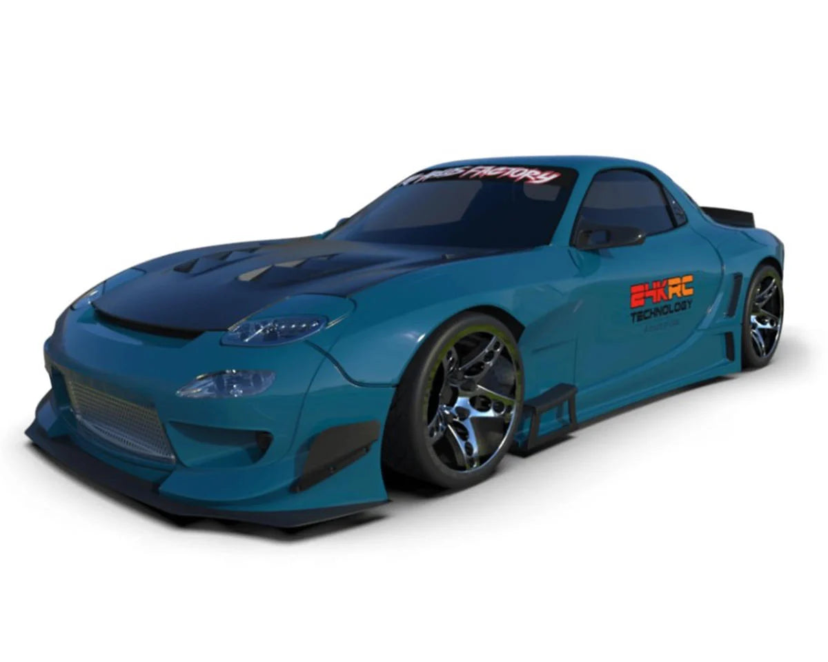 24K RC Technology TAF23008 1/10 '92 RX7 FD Pandem V3 Full Drift Body S ...