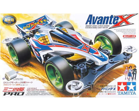 Tamiya TAM18616 1/32 JR Avante X MS Chassis Mini 4WD Kit