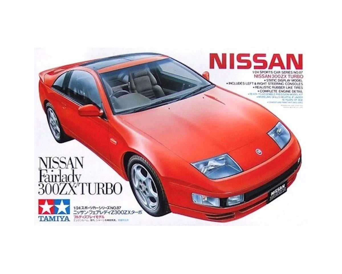Tamiya TAM24087 1/24 Nissan 300ZX Turbo Plastic Model