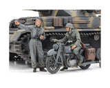 Tamiya TAM25209 1/35 German Tank Panzerkampfwagen IV Ausf.G Early Production Model Kit w/Motorcycle (Limited Edition)