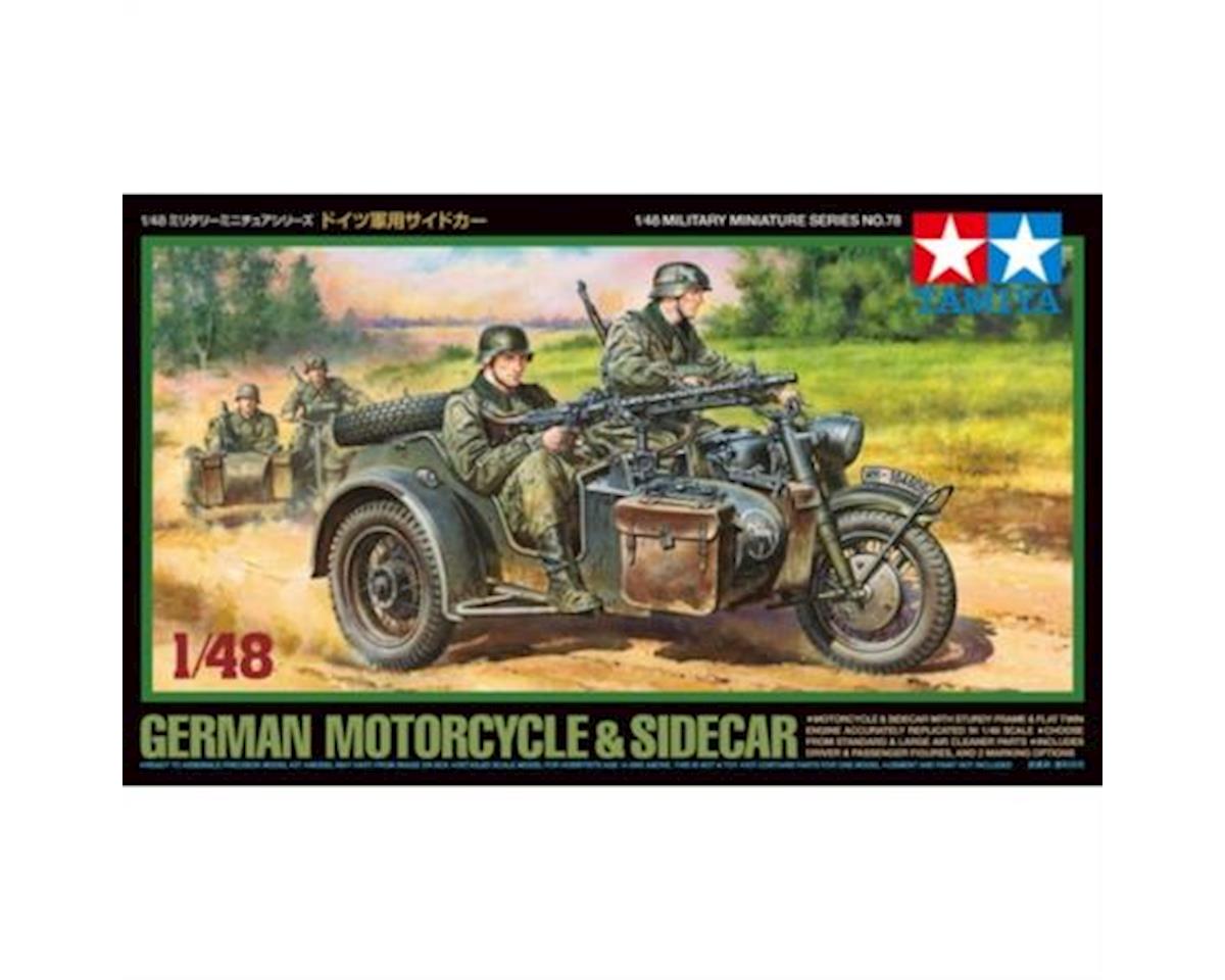 Tamiya TAM32578 1/48 German Motorcycle & Sidecar Model Kit