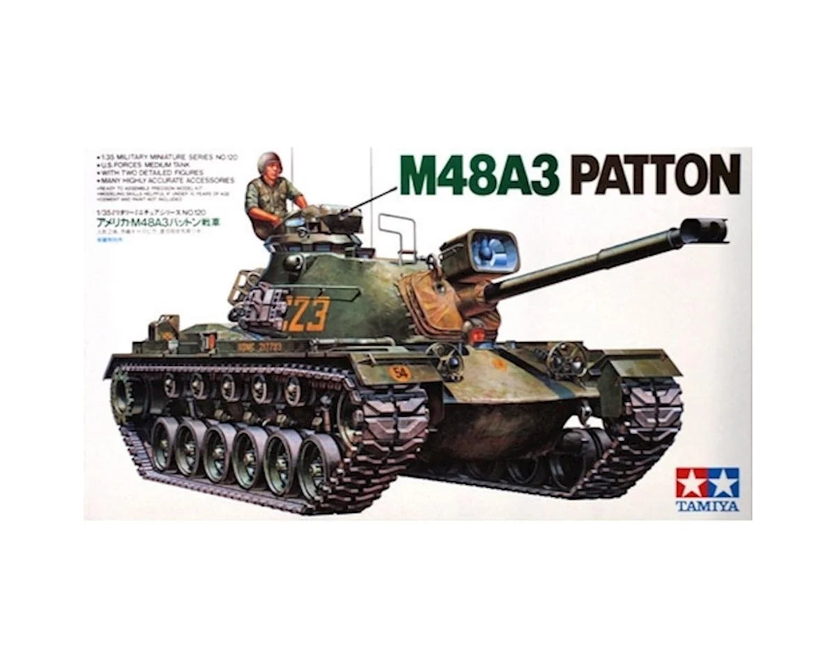 Tamiya TAM35120 1/35 U.S. M48A3 Patton Model Kit