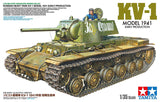 Tamiya TAM35372 1/35 Russian Heavy Tank KV-1N Model Kit 1941 Early Production Plastic Model Kit