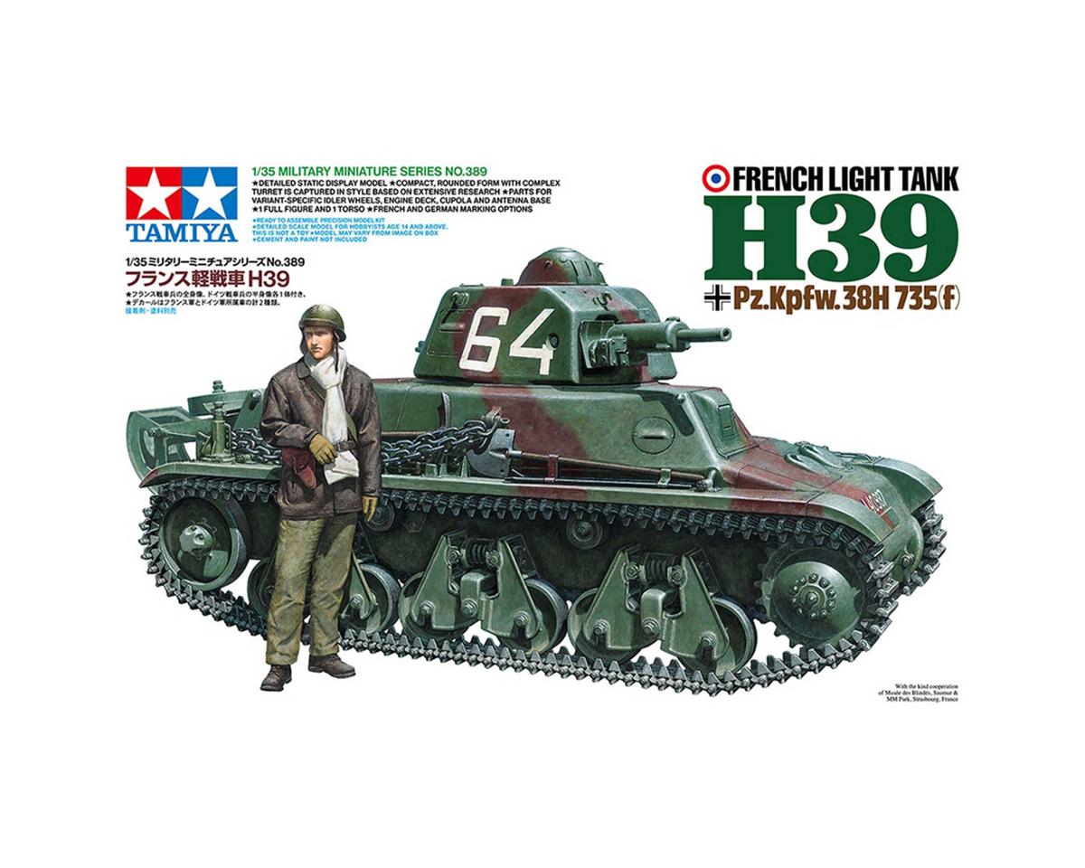 Tamiya TAM35389 1/35 H39 French Light Tank Plastic Model Kit