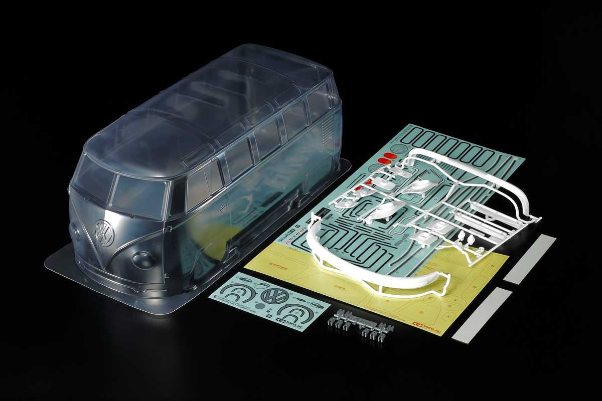 Tamiya 51616 RC CLEAR Body Set Volkswagen Bus Type 2 T1