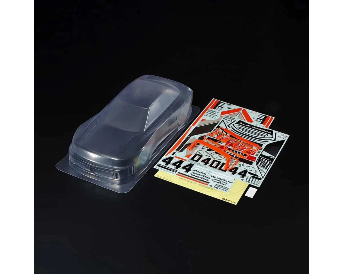 Tamiya TAM51751 TT-02 1/10 Audi 90 Quattro Racing Touring Car Body Set (Clear)