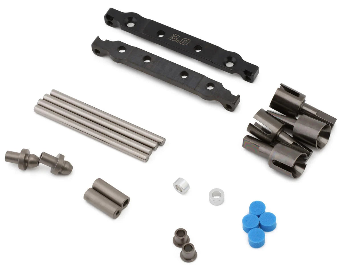 Tamiya TAM54634 TT-02 Steel Suspension Mount Set (Type-S)
