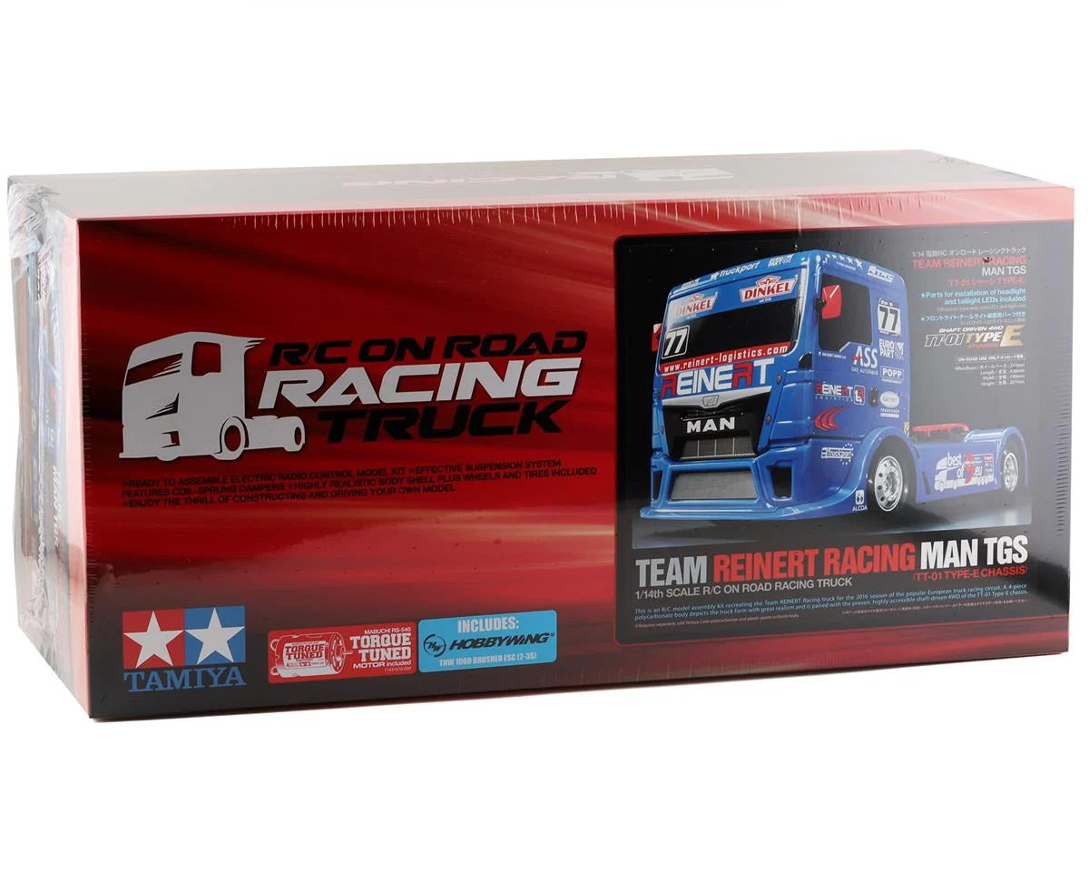 Tamiya TAM58642-60A Team Reinert Racing MAN TGS 1/14 4WD On-Road Euro Truck (TT-01)