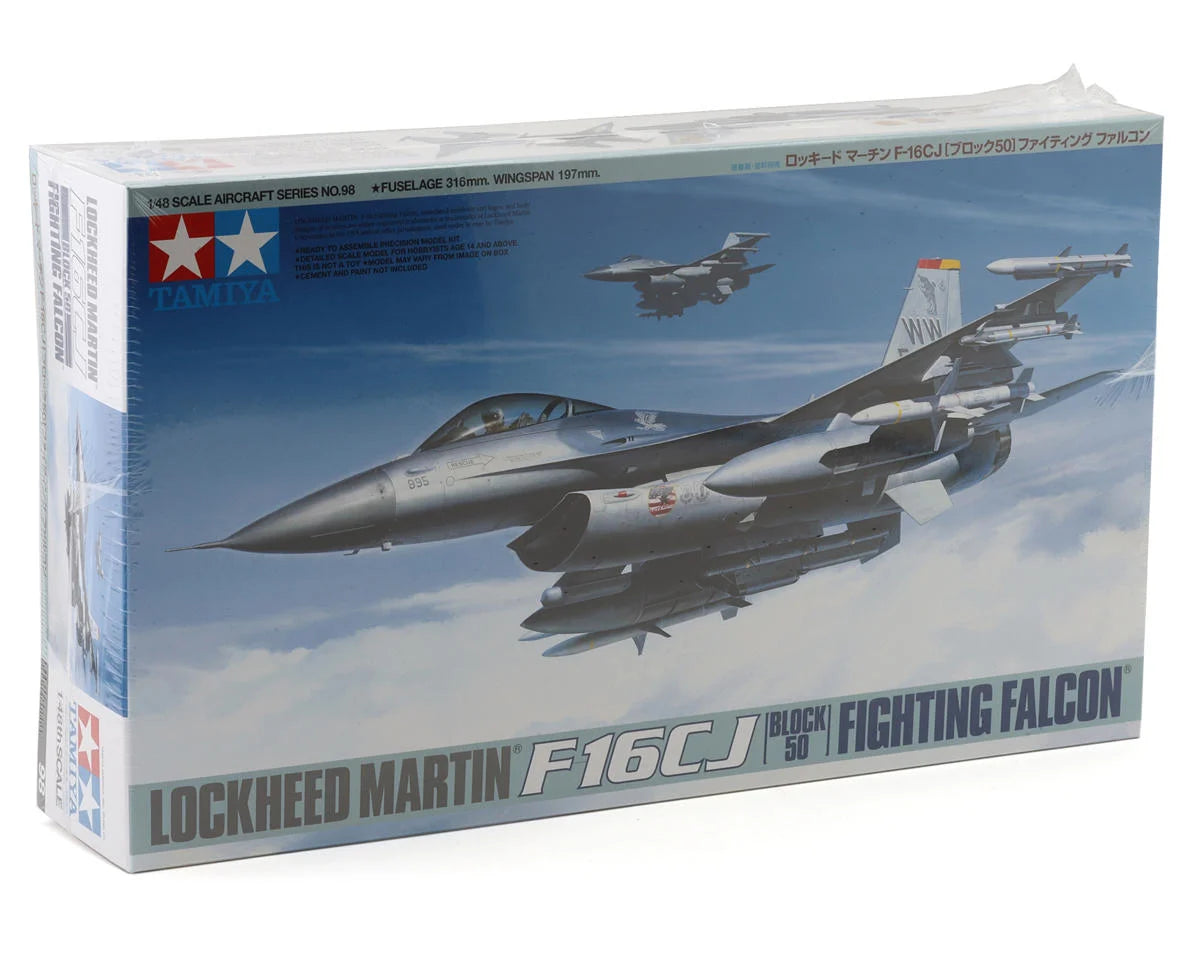 Tamiya TAM61098 1/48 Lockheed Martin F-16CJ Model Kit
