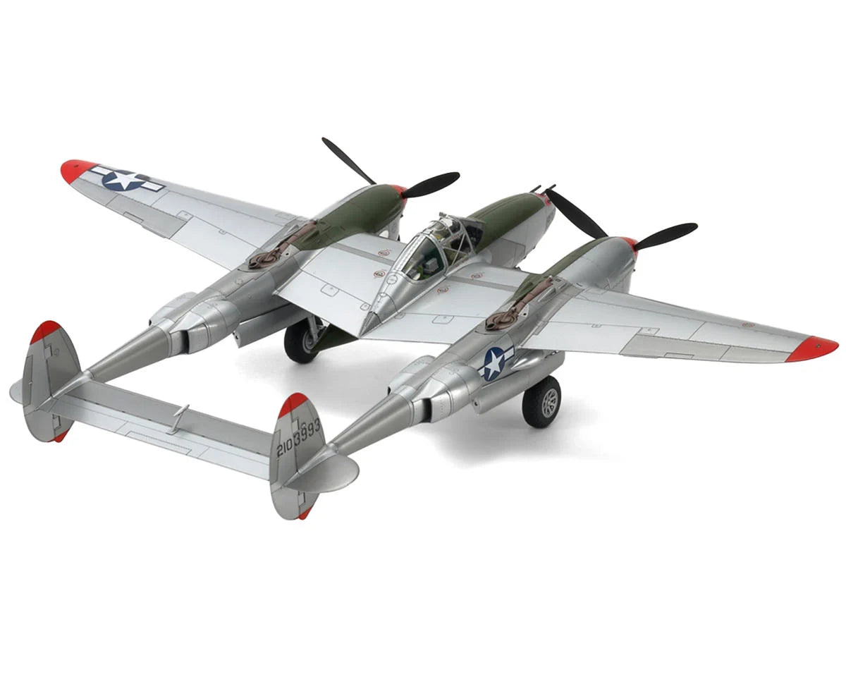 Tamiya TAM61123 Lockheed P-38 J Lightning 1/48 Model Airplane Kit