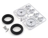 Tamiya TAM70145 58mm Narrow Tire Set (2)