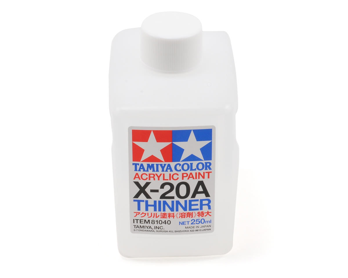 Tamiya TAM81040 X-20A Acrylic/Poly Paint Thinner (250ml)