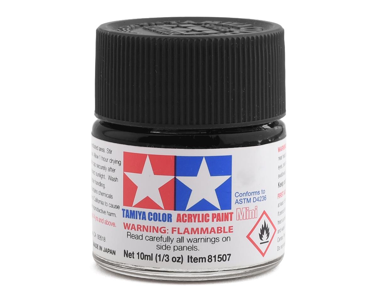 Tamiya 81701 X-F1 Flat Black Acrylic Paint (10ml)