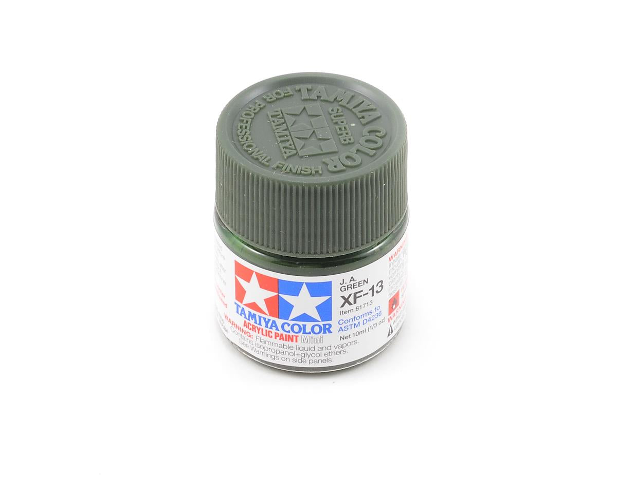Tamiya 81713 XF-13 J.A. Flat Green Acrylic Paint (10ml)