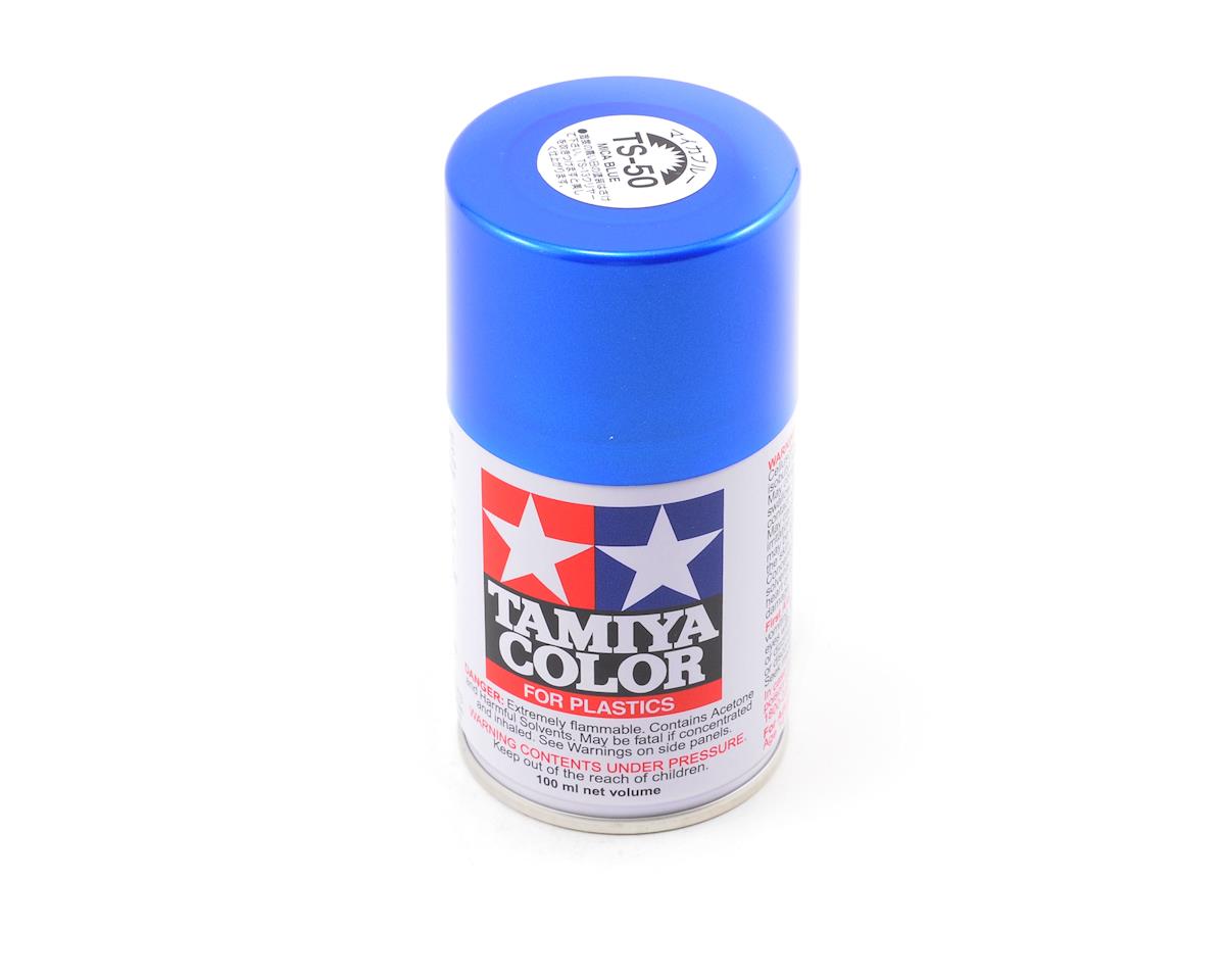 Tamiya 85050 TS-50 Mica Blue Lacquer Spray Paint 100ml