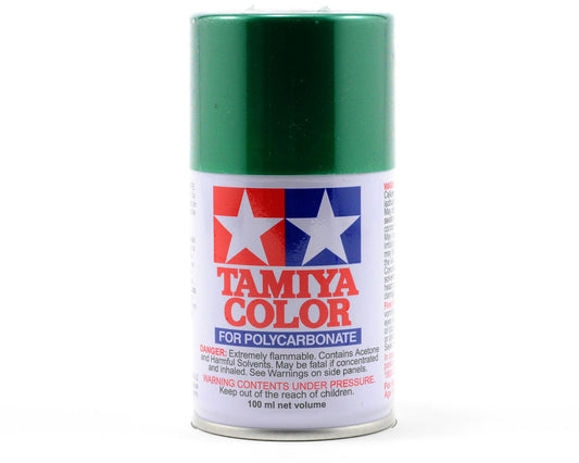 Tamiya PS-17 Peinture en aérosol Lexan vert métallisé (100 ml)