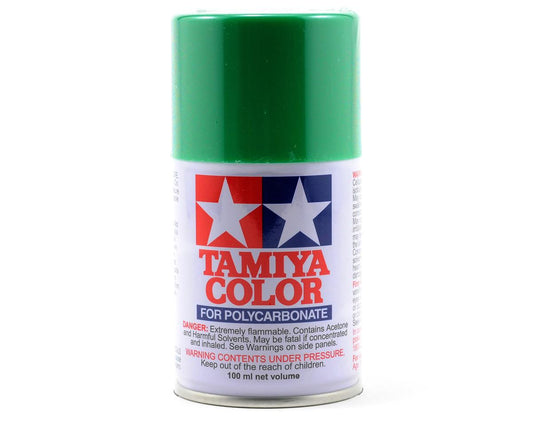 Peinture en aérosol Lexan vert vif Tamiya PS-25 (100 ml)