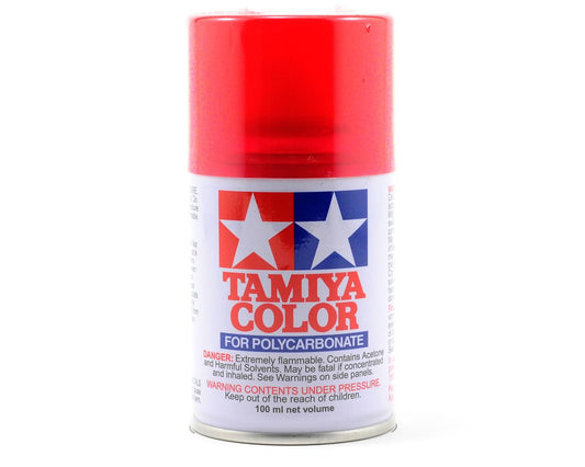 Tamiya PS-37 Pintura en aerosol Lexan roja translúcida (100 ml)