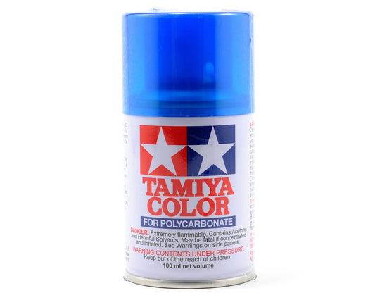 Tamiya PS-39 Pintura en aerosol Lexan azul claro translúcido (100 ml)
