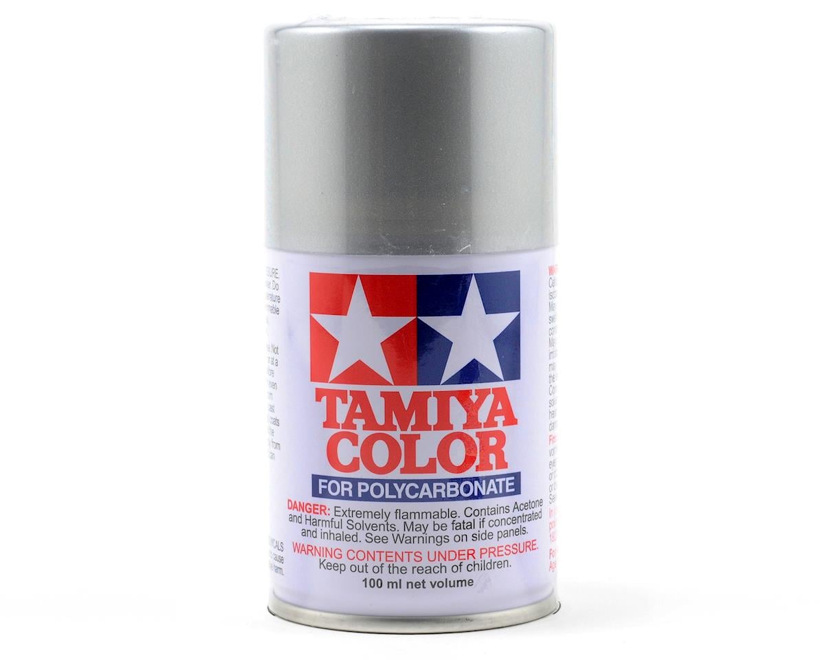 Tamiya 86041 PS-41 Bright Silver Polycarbonate Spray Paint 100ml