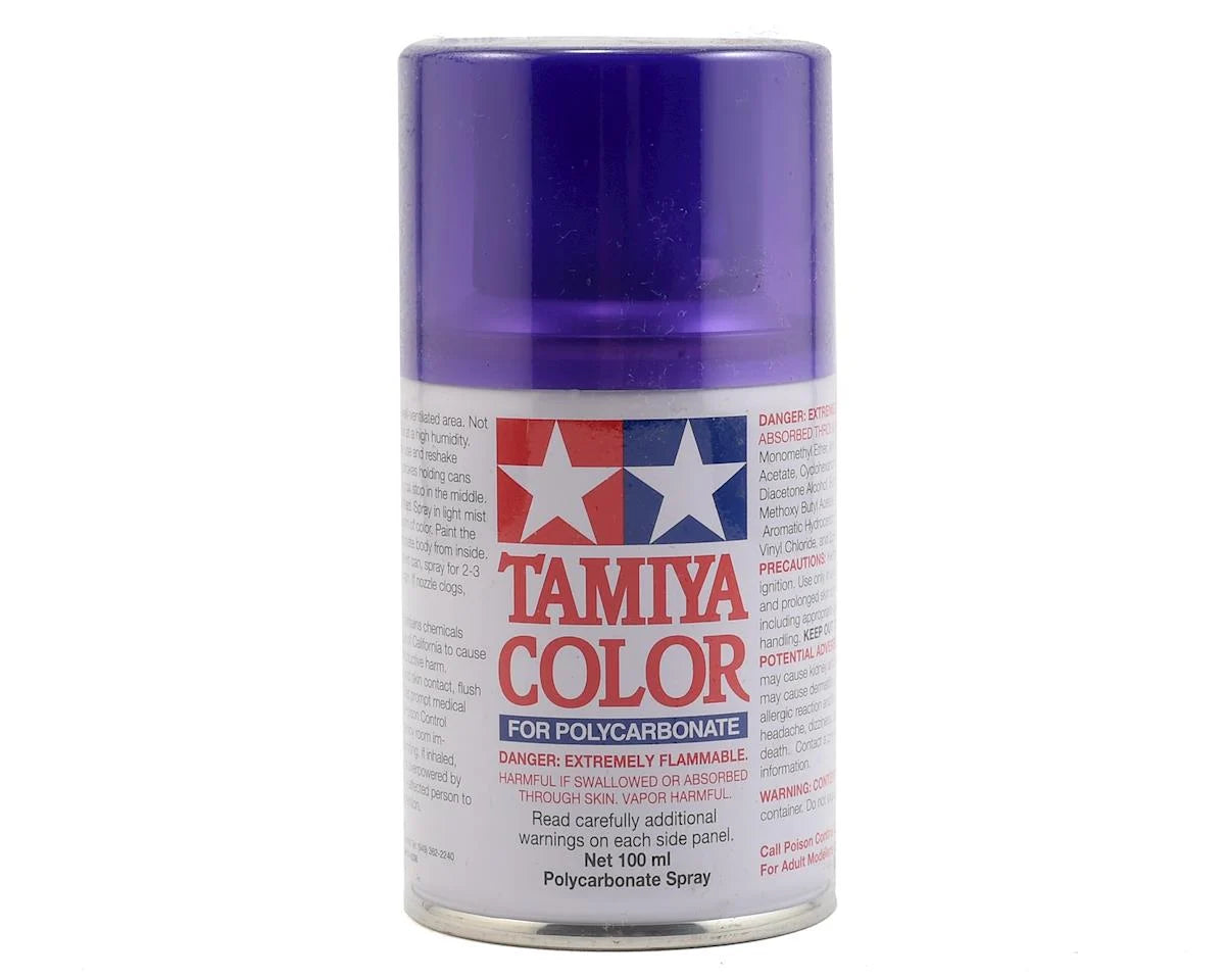 Tamiya PS-45 Peinture en spray Lexan violet translucide (100 ml)