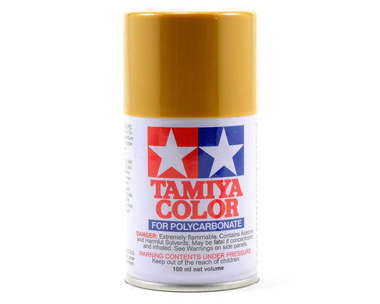 Pintura en aerosol Tamiya PS-56 Lexan amarillo mostaza (100 ml)