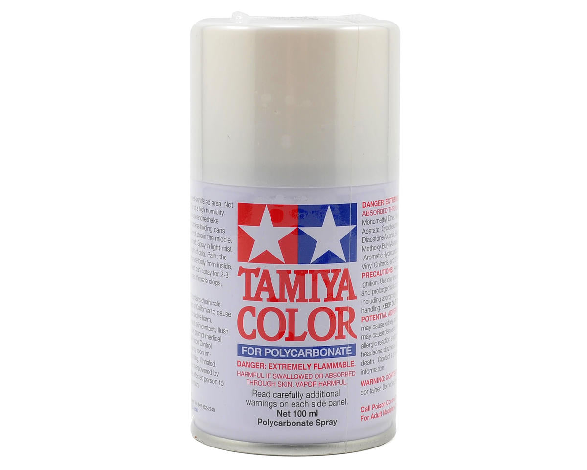 Tamiya 86057 PS-57 Pearl White Polycarbonate Spray Paint 100ml